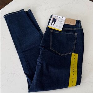 Seven7 Dark Blue Skinny Jeans